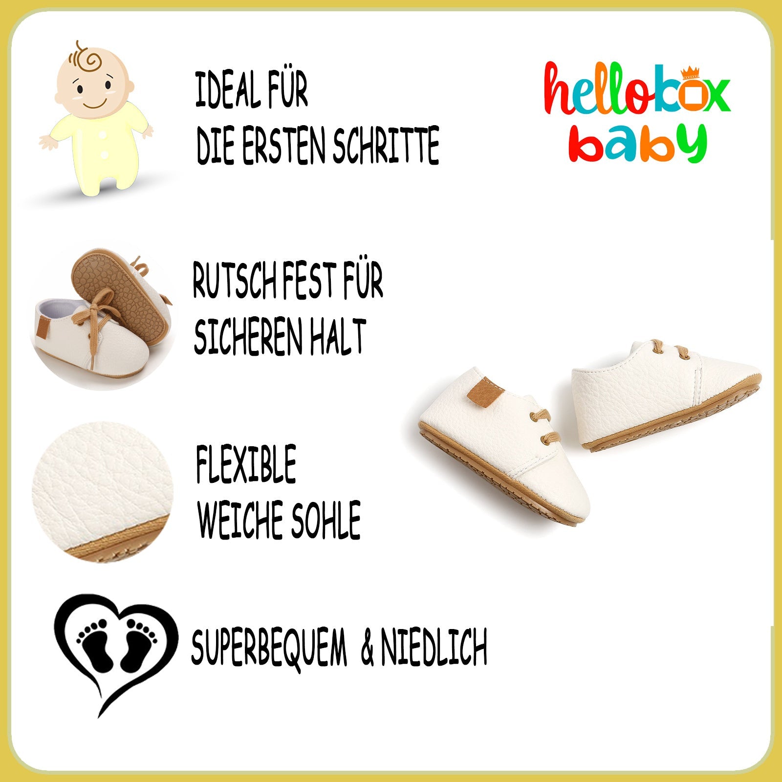 Hellobox Baby Geschenkset zur Geburt, Taufe Mädchen oder Junge