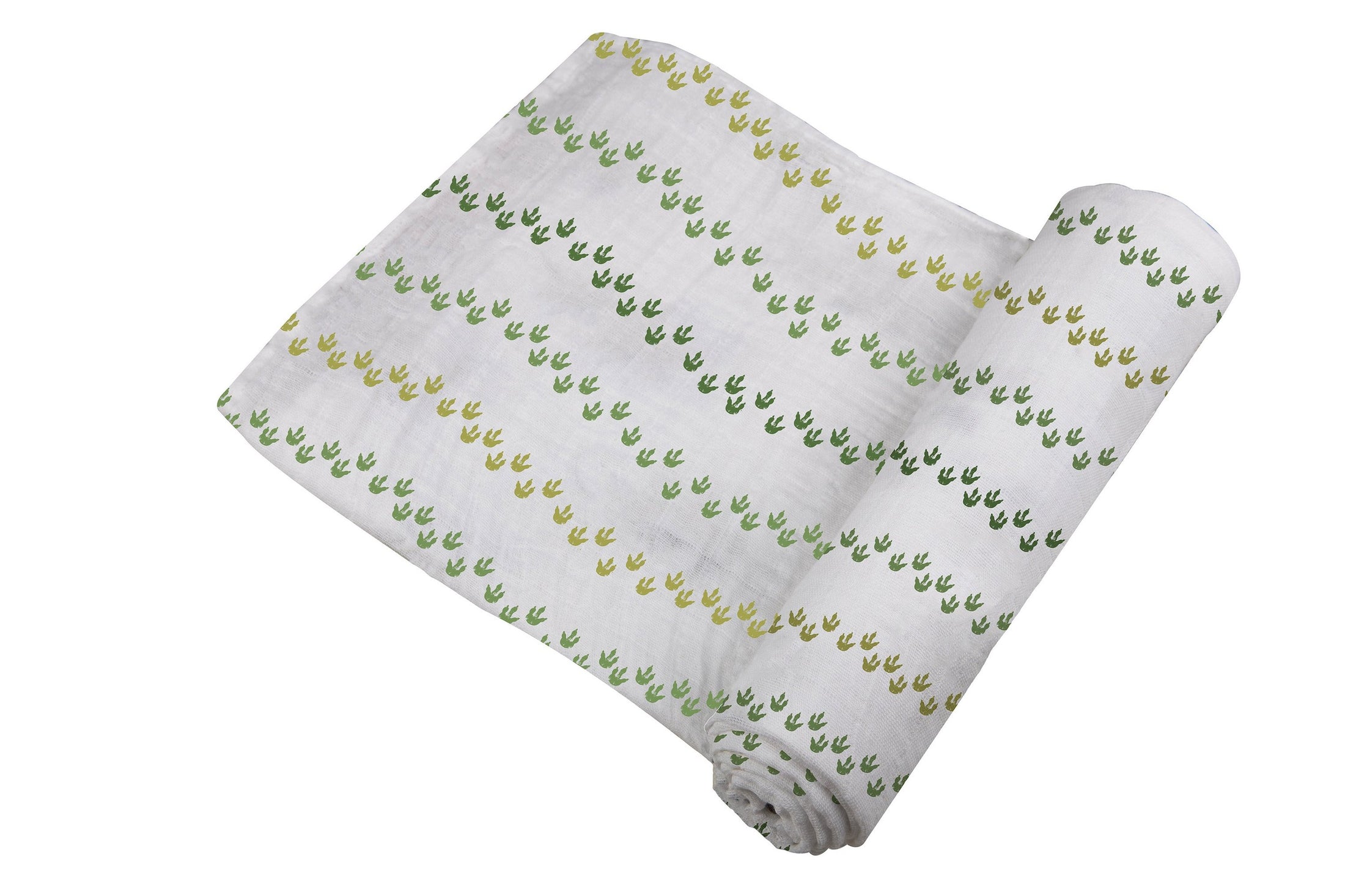 Dino Feet Cotton Muslin Swaddle