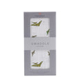 Load image into Gallery viewer, Pteranodon Cotton Muslin Swaddle
