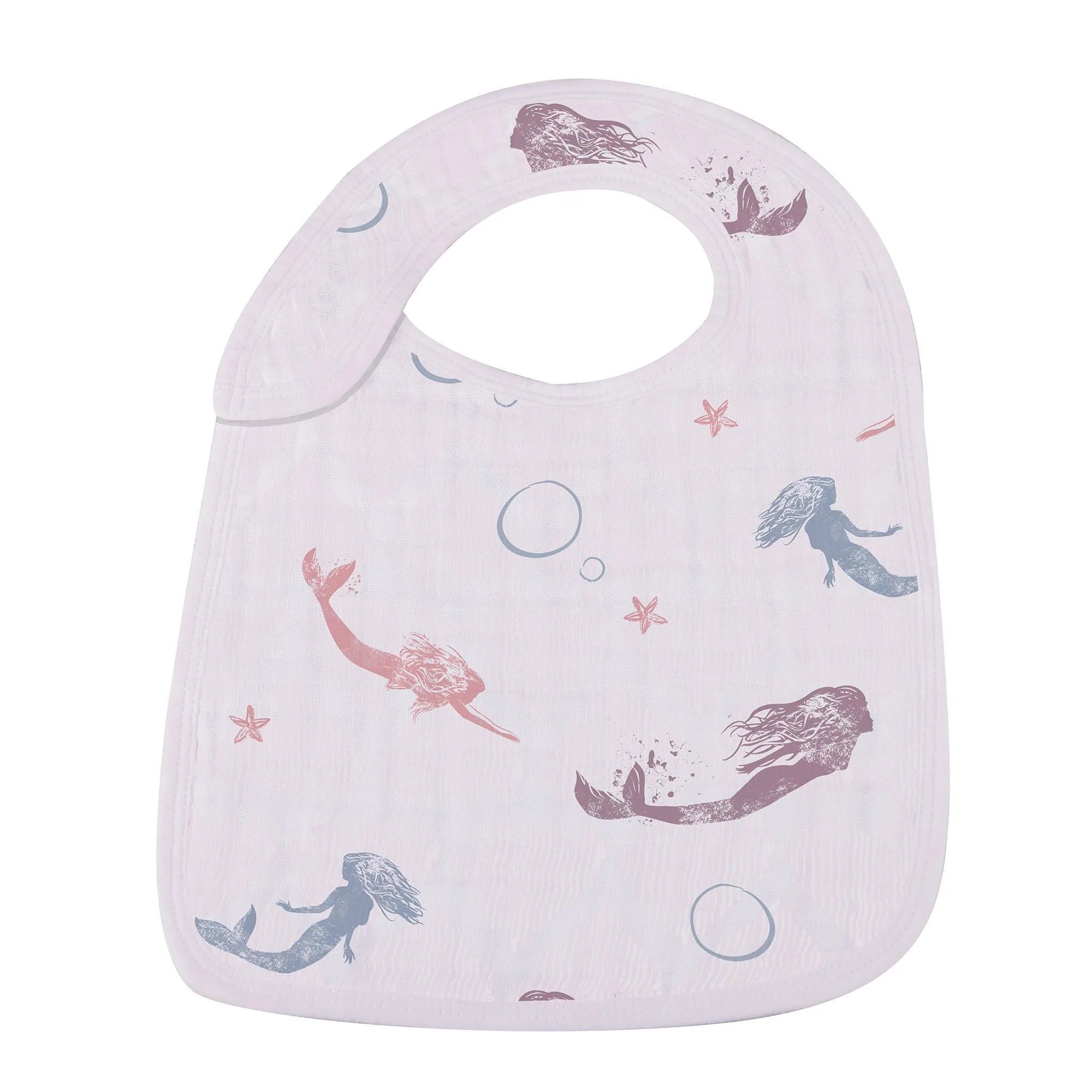 Under The Sea Bamboo Muslin Snap Bibs 3PK