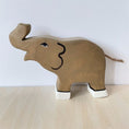 Load image into Gallery viewer, 28Pcs Kids Wooden Handcarft Animals Toys Lion Elephant Animal Figure Open Ended Play Baby Montessori Educational Wood Toys
